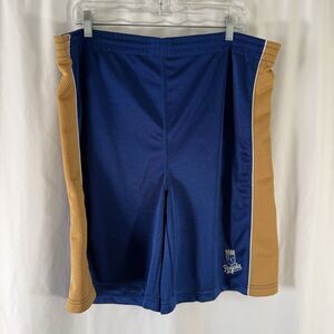 Kansas City Royals Shorts Men's XL Blue Gold Basketball MLB 10" Inseam